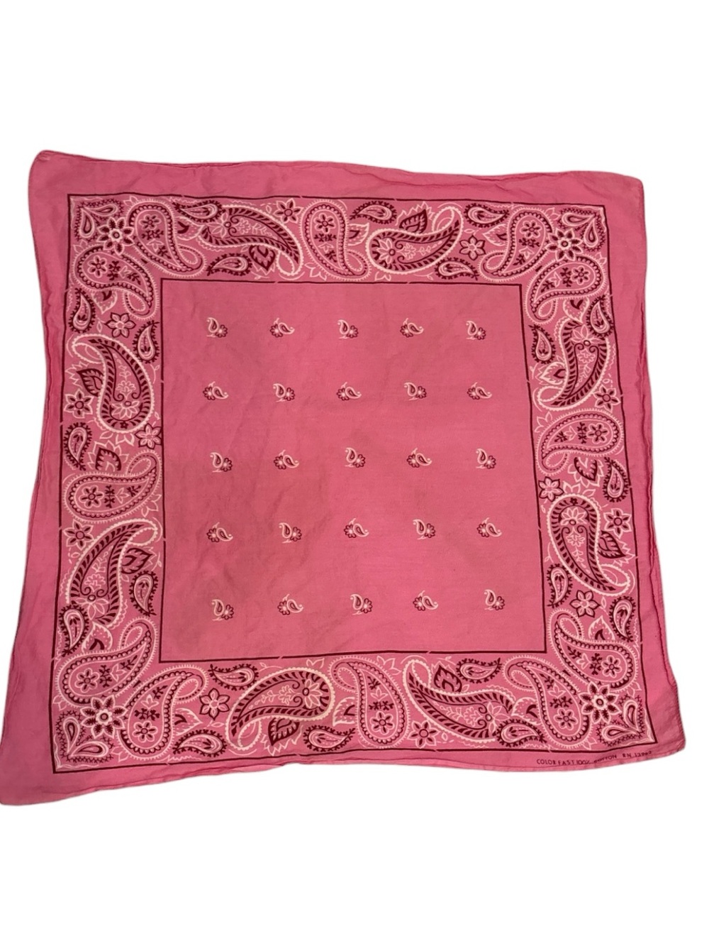 Pink Paisley Bandana